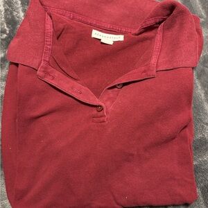 Aeropostale Burgundy Polo Shirt